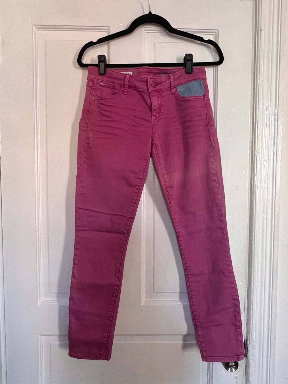 Gap Upcycled Pink Stretch Skinny Jeans